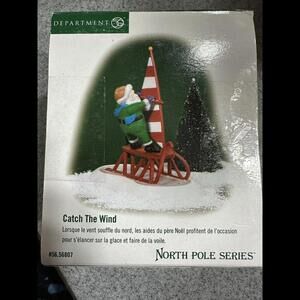 Department 56 56.56807   Catch The Wind  North‎ Pole Series   In Box